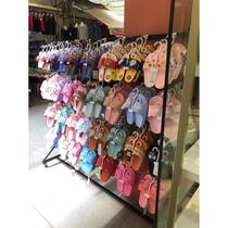 Slipper rack display rack floor-standing multi-functional sandal rack cotton shoe hanging rack shelf selling slippers
