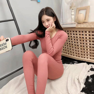 2020新款保暖内衣女套装