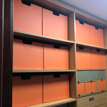 Clothes storage box finishing box artifact cloakroom custom wardrobe leather drawer basket home folding storage box