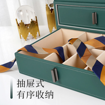 Cosmetics storage box jewelry integrated skin care products lipstick desktop rack belt belt sunglasses leather customization