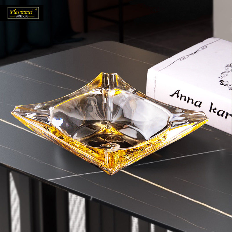 FlaventsEuropean style ashtray personality Big code Living room Trend Multi-functional European-style Business ashtray 1399-Taobao