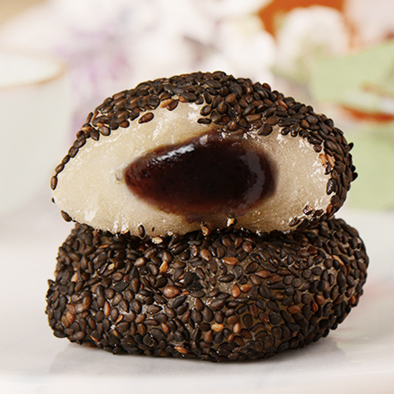 one thousand Silk Dry With Soup Round Hemp Fries Whole Box Popcorn Tasty Sticky Rice glutinous rice Glutinous Rice Cake Pastry Snack Nutritious Breakfast Snack X