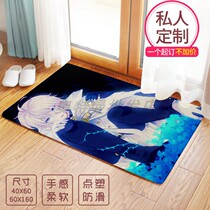 The end of the weaving Angel absorbent carpet toilet door non-slip Mat toilet foot pad door mat bedroom home home