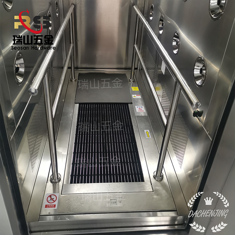 Shoe Sole Cleaning Machine, Fully Automatic Intelligent Electric Rolling Dust-Free Industrial Shoe Cleaning Machine at the Entrance of the Air Shower Workshop