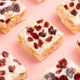 Chance to meet the heart snowflake cake internet celebrity snacks new year's handmade biscuits whole box casual snacks pastries nougat milk puffs