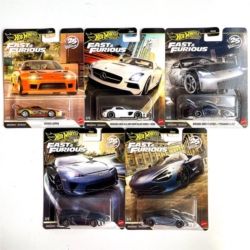 Hot Wheels European Fast and Furious Collector Car Gbw75 Lamborghini Hnr88 Mclaren Toyota Hnw46 Hot Wheels European Fast and Furious Collector Car Gbw75 Lamborghini Hnr88 Mclaren Toyota Hnw46