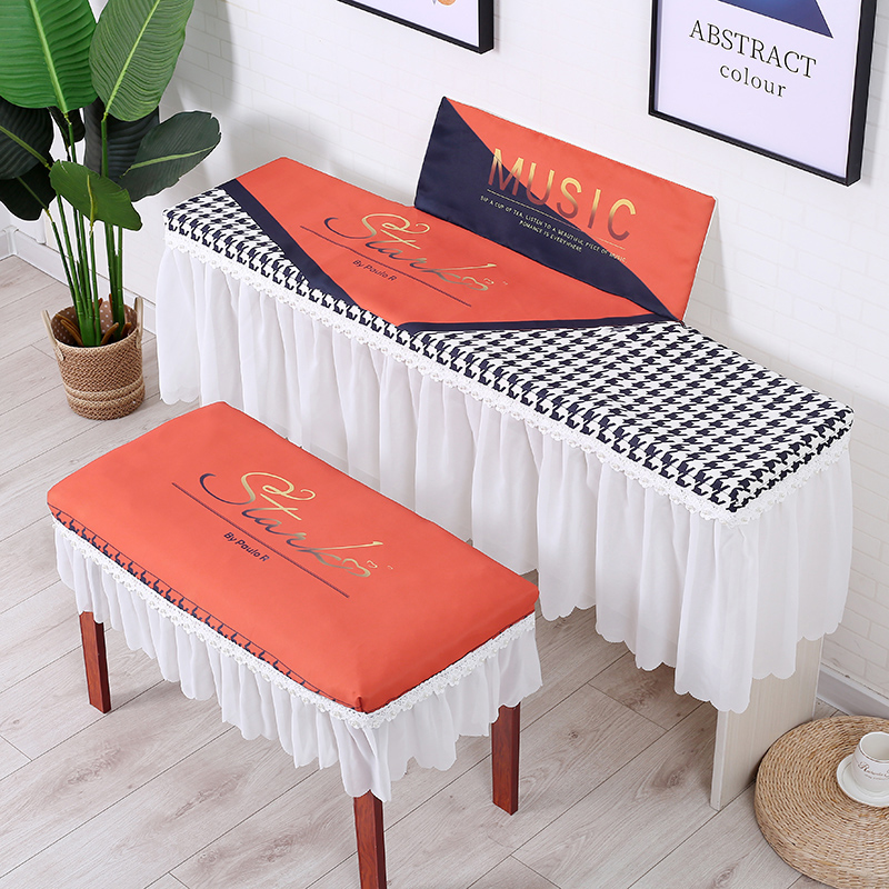 Printed 61-key electronic piano cover dark dust-proof 88-key electronic piano cover P125 piano cover can be customized home piano cover towel