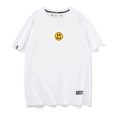 Футболка для школьников, брендовая хлопковая парная одежда для влюбленных, короткий рукав, свободный крой, в корейском стиле