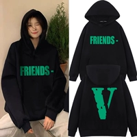 Tide, осенняя тонкая толстовка с капюшоном, утепленная парная одежда для влюбленных, куртка, коллекция 2023, оверсайз, большой размер