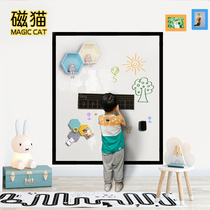 Magnetic Cat Magnetic Double Layer Thickened Collage wall Wall Sticker children Graffiti Room Home Creative eco-friendly erasable Dust-free Magnetic Blackboard Stickup Teaching Kindergarten Customised Self-adhesive Wall Paper
