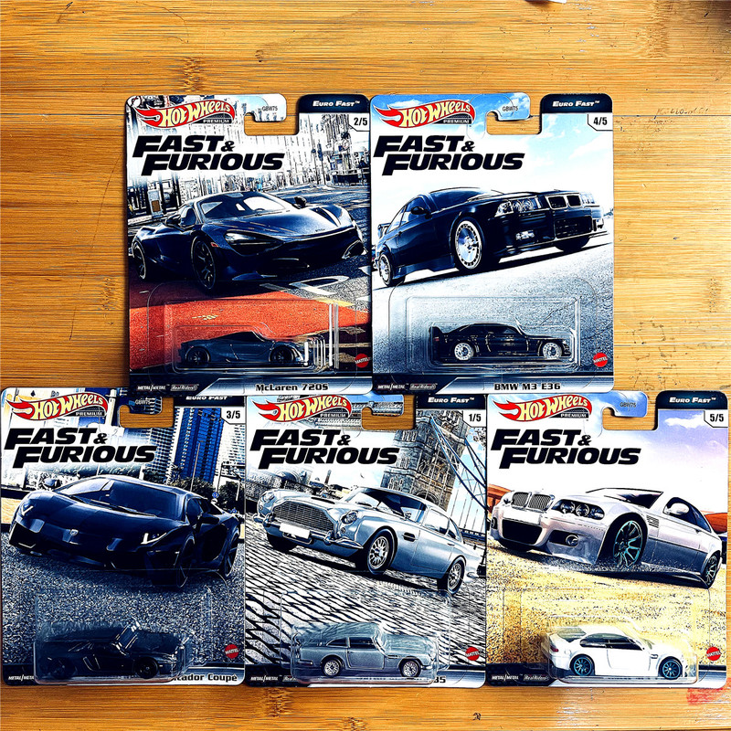 Hotwheels Fast and Furious Alloy Car Model Gbw75 Lamborghini Bmw M3E46