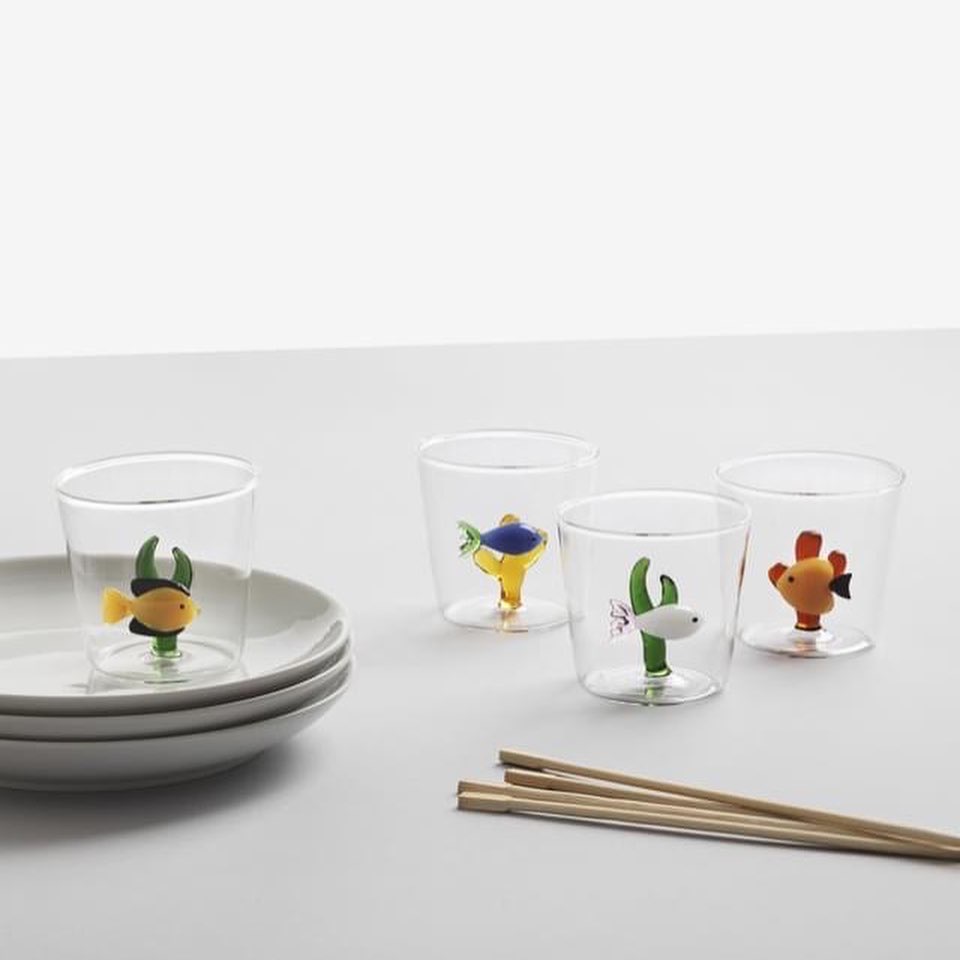 Spot Italy ICHENDORF Marine Paradise glass water glass 320ml