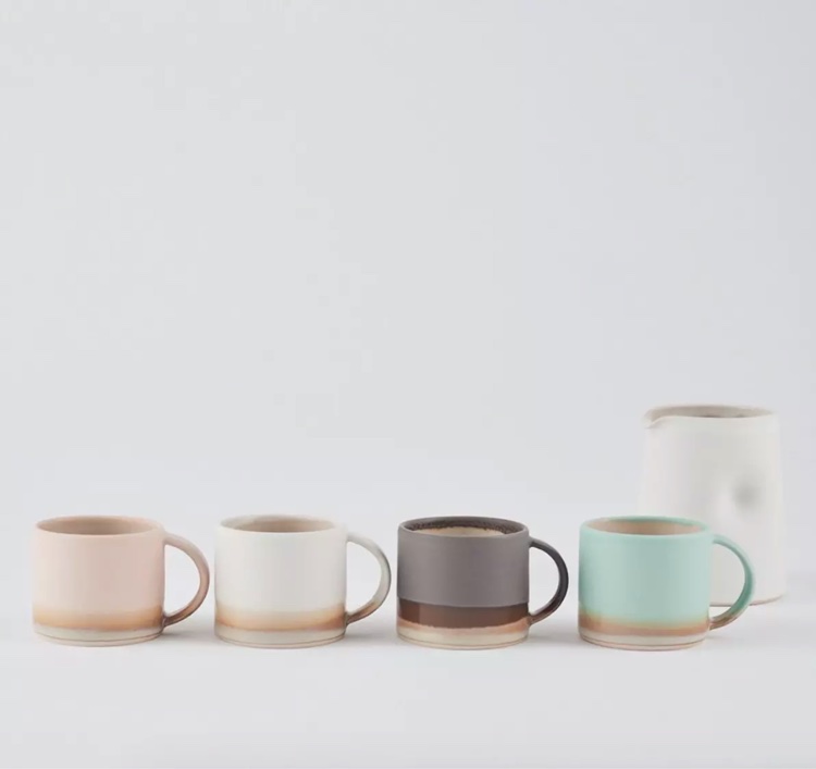 Spot UK London Emma Lacey Pottery Shop Rainbow Handmade Ceramic Mark Cup