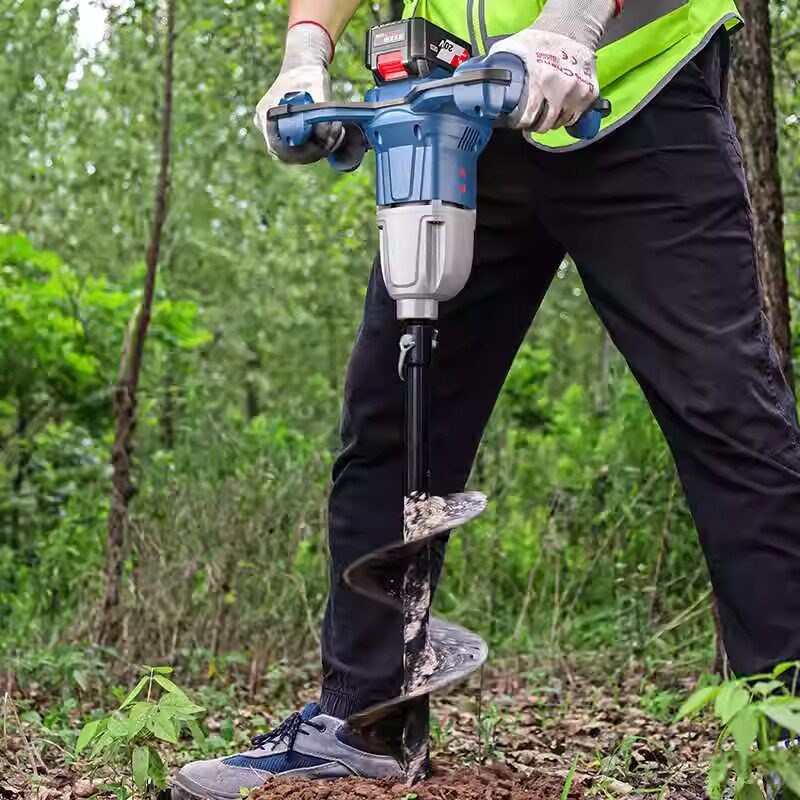 东成充电式无刷地钻:果园施肥新神器,轻松搞定挖坑难题!🌳💪-地钻-淘宝百科网