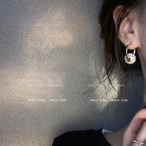 A two-wearing pearl ring earrings 2021 New Tide earrings female sweet girl Joker style