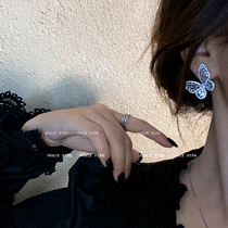 Grace Nina Treasure Girl earrings 2021 New Tide earrings silver needle butterfly temperament personality