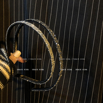 Alexander ~ shining Korean hair hoop headband hair accessories temperament Advanced Pressure sensitive hair sweet mask headgear