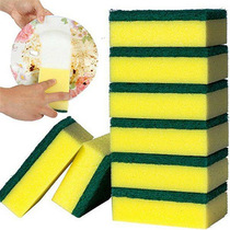 Sponge Scrub Bowl Sponge Block Baggy Cloth Brushed Bowl God Instrumental Kitchen Wash Pan Supplies Clean Dedicated Magic Rag