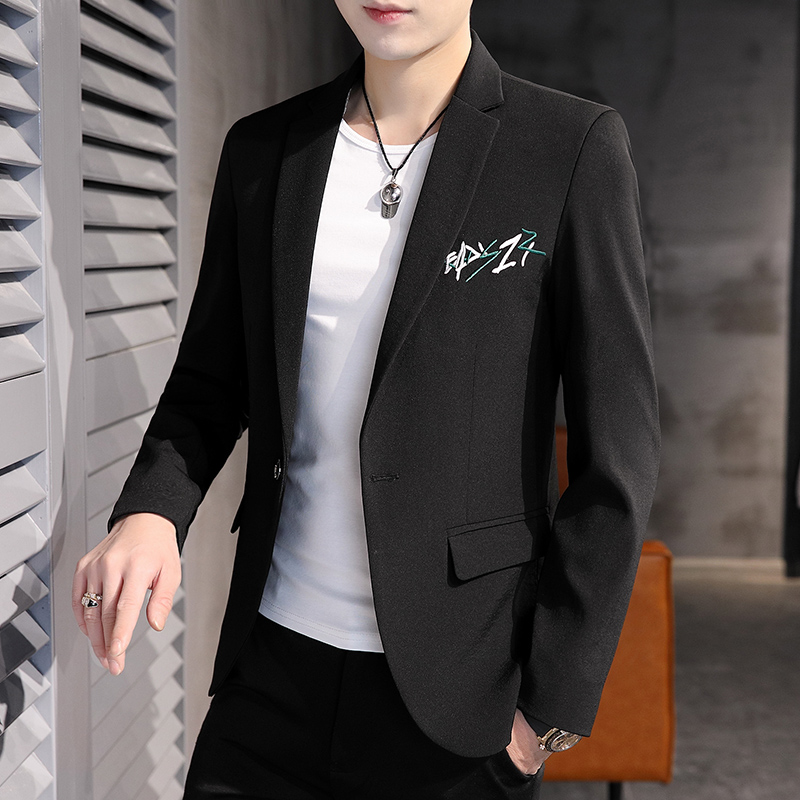 Suit coat men's Korean slim casual coat English style handsome new trend spring and autumn small suit single west