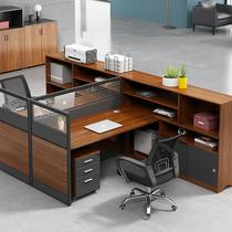 Staff desk and chair combination office furniture 46 468 financial card seat screen workstation computer desk