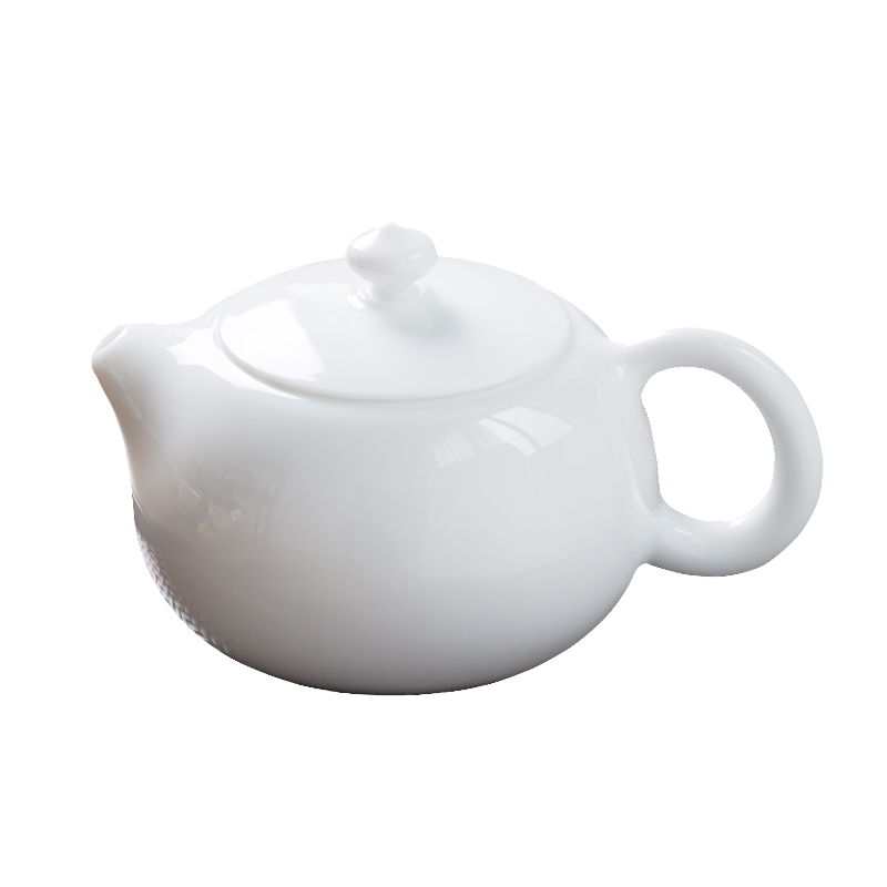 Jingdezhen up fire white porcelain xi shi tea pot of domestic large capacity which is a single little teapot with filter single pot