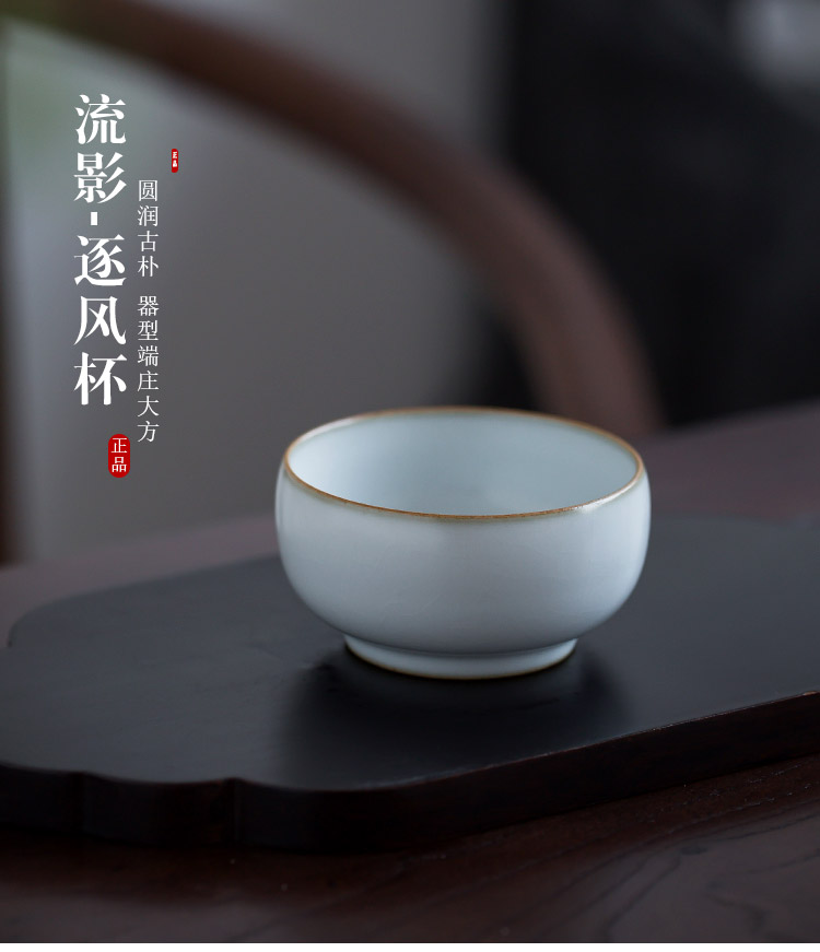 The porcelain up fire your up CPU can keep on The master cup single CPU jingdezhen ceramic sample tea cup kung fu tea set