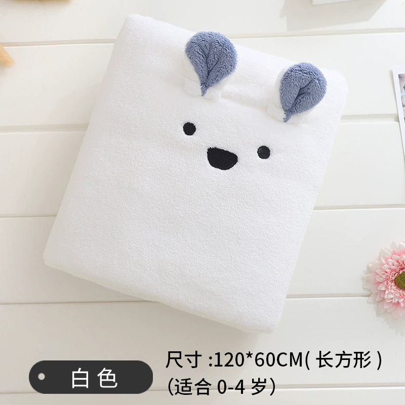 Khăn bông tắm cho bé thấm hút tốt và siêu mềm hơn khăn bông gạc tắm cho bé sơ sinh mùa hè mỏng - Khăn tắm / áo choàng tắm