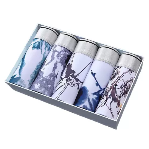 Шелковые трусы, летние дышащие штаны, нижнее белье для школьников, средняя посадка, в корейском стиле