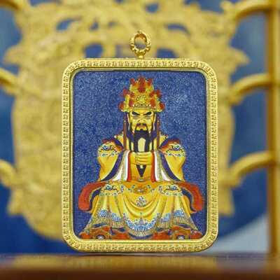 Гуанцзи Король Драконов Бодхисаттва Wutai Long Wuye Танка кулон ожерелье кулон SF бесплатная доставка