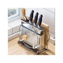 Chopping board and knife two-in-one storage rack kitchen supplies knife holder storage rack chopping board rack all-in-one multi-function