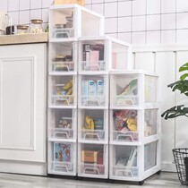 Crevice storage shelf depth 50 living room creative family flat chest of drawers Board-type placement of the cabinet edge 