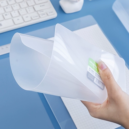 A4 жесткая резиновая площадка для начальных классов для начальных классов, книга домашних заданий для учащихся в первом классе A5/B5 Prode Pad Pad Smooth Matte Папка 16K Cartoon Horizontal Line Soft Pad большой прозрачный экзамен специальная тестовая бумага пластиковая плата