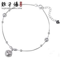 S990 sterling silver palace bell anklet for women retro style sexy forest bell simple student fresh gift internet celebrity