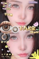 Восемнадцать K Gold 14,5 [купить одну пару и получить одну пару, бесплатные заметки в стиле]