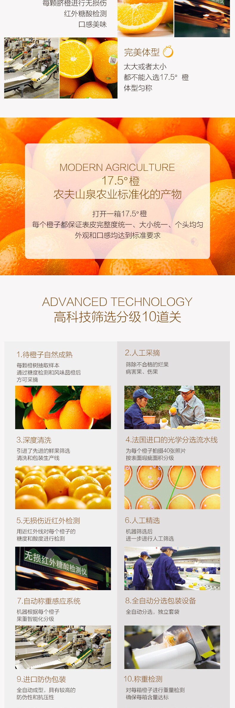 小编多次回购 农夫山泉 17.5°橙 铂金果 6斤装 图5