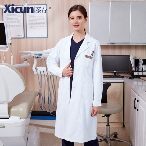 系存 Униформа врача, летний комбинезон, для салонов красоты, короткий рукав