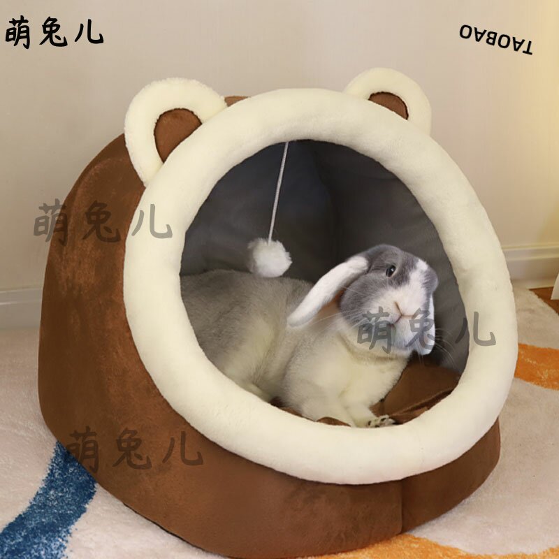 侏儒兔宠物窝推荐 ️小兔子的暖房必备 -兔兔专用窝-淘宝好物网