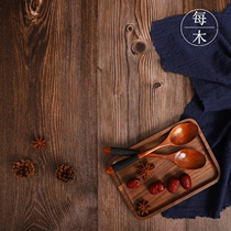 Wood Grain Background Paper Photography Background Cloth Food Static Retro Ancient Wind Shoots and Gourmet Food Photo Prop Swing
