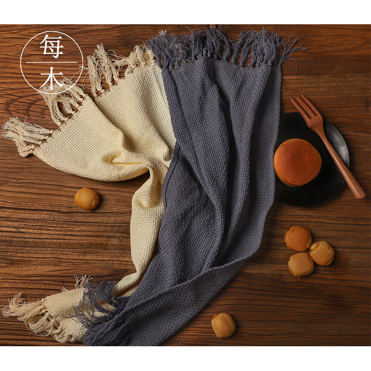 Table cloth ins Nordic style literary small fresh photography decoration decoration food shooting photo props background cloth