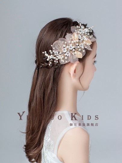 Children's Headwear, Girls' Princess Hairpins, Dress Hair Accessories, Side Hair Flowers, Performance, Primary School Students, Dance Host