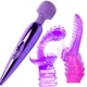 Зарядка] Портативная AV Stick*Ярко -фиолетовый+бутон с бутонами+облизывание языка
