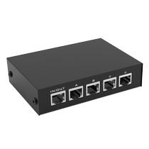 Maxtor Vimo RJ45 network sharing switch 4 in 1 out sharing switch internal and external network switch without network cable plug-in 4 ports MT-RJ45-4