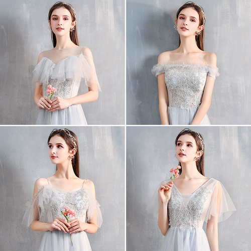 Летнее осеннее платье подружки невесты, коллекция 2021, большой размер, по фигуре