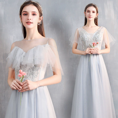 Летнее осеннее платье подружки невесты, коллекция 2021, большой размер, по фигуре