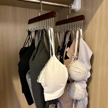 Vest storage artifact underwear clothes hanger wooden hook