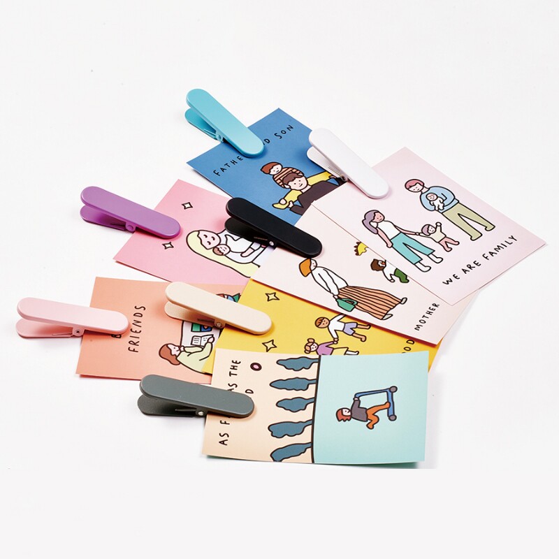 Magnetic pen holder storage box enamel board wall accessories wall-mounted stationery kitchen refrigerator desk hole board storage rack