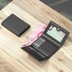 Small card bag ID storage bag for men and women 3-fold wallet integrated anti-demagnetization card case driver's license bag two-in-one