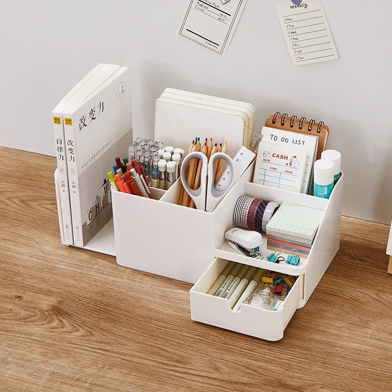 Hundreds of rooms desktop sundries sorting rack folder storage box drawer type book rack student desk rack artifact
