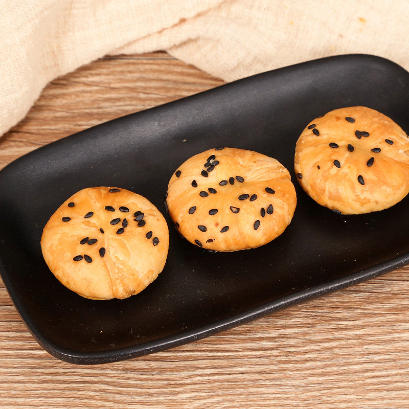 Dock Nanyuan Huangshan Baking Cake 60 Plum Dry Vegetable Buckle Meat cakes Zhengzong Anhui Teater Crater Crab Shell Yellow Pastry