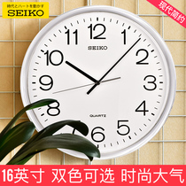 SEIKO Japan SEIKO 16 inch wall clock Living room bedroom modern simple atmosphere home office clock hanging watch